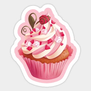 Cupcake Sticker